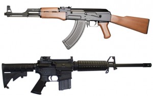 AK-47 Vs AR-15... fate la vostra scelta!